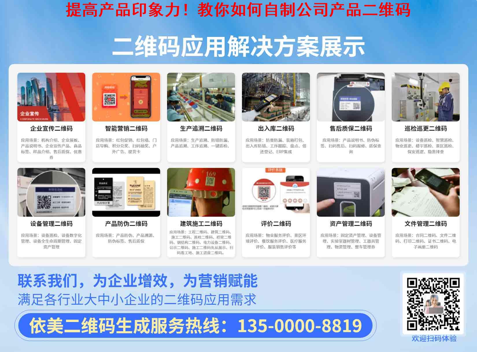 提高产品印象力！教你如何自制公司产品二维码